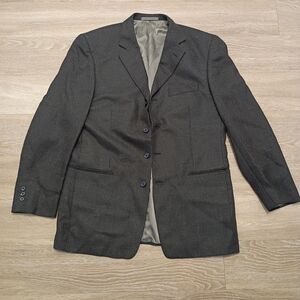 TALLIA Uomo For Nordstrom Wool Alpaca Blend Brown Blazer 43